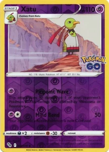 Xatu - 033/078 - Reverse Holo Uncommon Pokemon GO Pokemon TCG NM - Picture 1 of 1