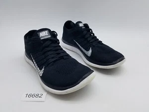 Nike Free 4.0 Flyknit Women's Size 8 Running Shoes Black - Picture 1 of 11