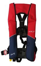 Seago Classic 190N Adult Lifejacket Manual Red & Navy with Storage Bag