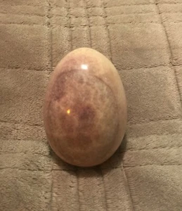Onyx Stone Carved Egg 2.75” Tall - Picture 1 of 4
