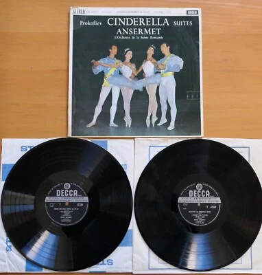 SXL 2306-7 Prokofiev Cinderella Romeo & Juliet Ansermet 2LP Decca WB - Image 1 of 4