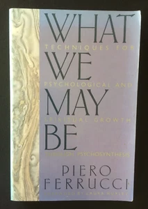 What We May Be by Piero Ferrucci, Psychological Spiritual Growth Psychosynthesis - Picture 1 of 7
