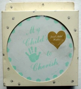My Child's Handprint to Cherish, Nuevo en lata/caja 1987 Perine Kit de yeso a mano baja - Imagen 1 de 3