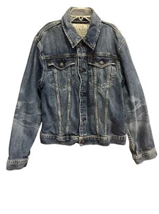 Polo Ralph Lauren Jacket Girls Medium Trucker Coat Blue Denim Cotton - Picture 1 of 6