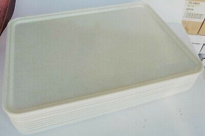 QTY 12) Fiberglass Bakery Display Trays Natural 500mm X 385mm, 1419FG-003 • 84.99$