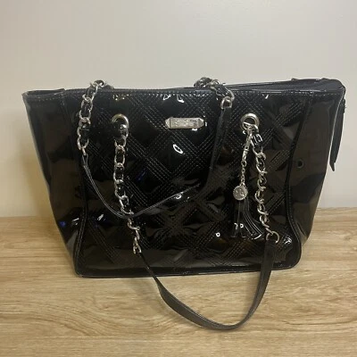 Bolso de Mano Jessica Simpson Texturizado Vegano Charol Imitación Cuero 2014 Foto 1 de 4