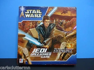 Star Wars Jedi Unleashed Board Game Battle on Geonosis 2002 Family Complete MB - Foto 1 di 12