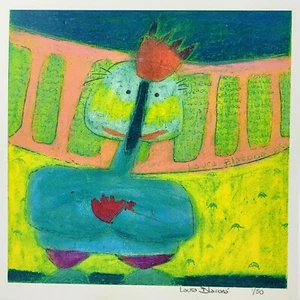 Signed Limited Edition Giclee Art 1/50 Laura Blacona' 02 Bright Abstract Rare - Bild 1 von 4