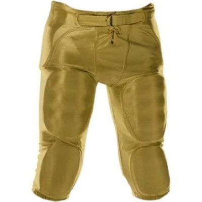 Alleson Athletic Youth Solo Series Integrated Football Pant Vegas Gold XS-2XL
