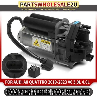 Compresor de suspensión neumática para Audi A8 Quattro 2019 2020 2021 2022 2023 3,0 L 4,0 L Foto 1 de 4