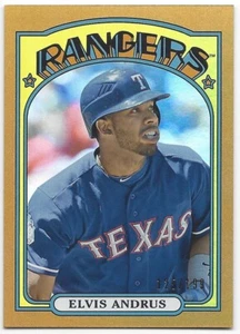 2013 Topps Archives Gold Parallel #37 Elvis Andrus #ed 125/199 Texas Rangers - Bild 1 von 2