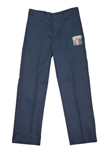 Dickies Big Boys' Flex Waist Flat Front Pant, Dark Navy, 14 Husky - Picture 1 of 16