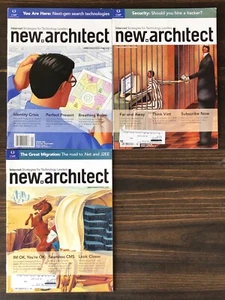2003 New Architect Magazine - Internet Strategies for Tech Leaders, Lot of 3 - Picture 1 of 4