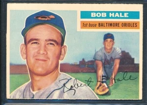1956 Topps #231: BOB HALE RC Baltimore Orioles ~ VG-EX to EX - Picture 1 of 2
