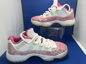Jordan 11 Retro Low Pink Snakeskin 2019 Size 7 GREAT CONDITION NO BOX - Picture 1 of 16