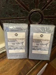 NIP Hotel Collection Lagoon Blue 100% Pima Cotton Euro Shams - Picture 1 of 3