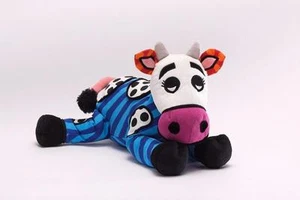 Romero Britto Plush Andy Cow Retired Pop Art Stuffed Animal 10 in Medium 4031650 - Picture 1 of 1