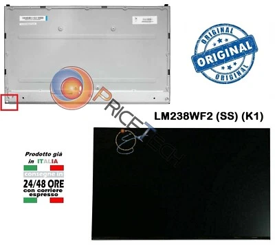 A SECONDA DELLA DISPONIBILITÀ DEL MAGAZZINO Schermo Display da 23.8" Compatibile per All In One Acer Aspire C24-1650 Series