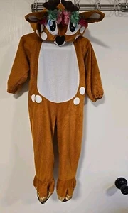 Baby Girls Fawn Deer Woodland Forest Fairy Halloween Costume Large 12-24 months - Picture 1 of 10