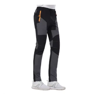 Men Hiking Camping Pants Wear-Resistant Quick Dry Anti-Uv Pant Waterproof Elasti - Picture 1 of 9