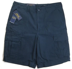 Polo Ralph Lauren 9-Inch Classic Fit Ripstop Cargo Navy Blue Short Men's Sz 33 - Picture 1 of 3
