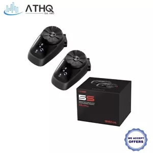 Sena 5S-02D Motorcycle Bluetooth Communication System Dual Pack - Foto 1 di 8