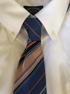 Christian Lacroix Men's Multicolor Stripes Silk Necktie - Made in Italy - Image 1 of 4