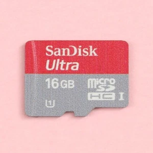 SanDisk Ultra 16GB Micro SDHC (Micro SD) Memory Card Cameras, Phones - Picture 1 of 1