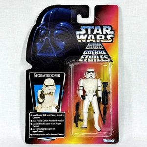 1995 Tri Logo Star Wars Power of the Force Stormtrooper EU Rote Karte Kenner Euro - Bild 1 von 13