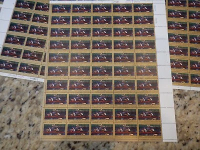 FIVE (5) Sheets-50 #1335 Thomas Eakins Biglin Brothers Racing .05 1967 stamp - Image 1 of 2