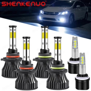 For 2002 2003 2004 Cadillac Escalade LED Headlight High/Low Beam+Fog Light Bulbs - Foto 1 di 16