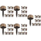 5 Sets Copper Self-tapping Screws Fasteners Cap Nails