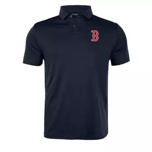 Levelwear Herren Boston Red Sox Duval Performance Polyester Polo blau groß - Bild 1 von 3
