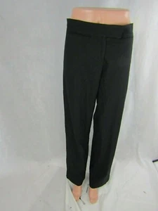 Catherine Malandrino Black Straight Leg Wool Blend Dress Pant Size 8 - Picture 1 of 9