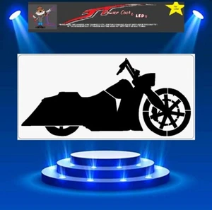 Harley Davidson Bagger Schablone Template Airbrush Lack #74 - Bild 1 von 2