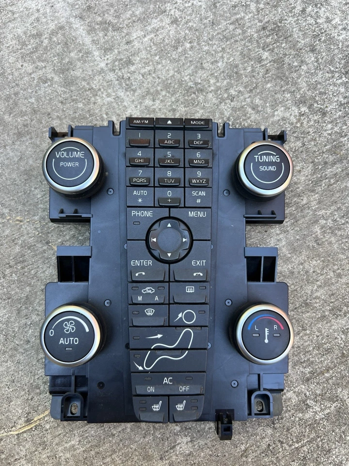 VOLVO C30,C70,V50,S40 STEREO HEATER CLIMATE PHONE CONTROL PANEL 31324237 Foto 1 de 3