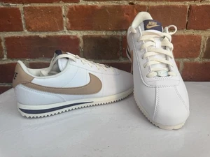 Nike Cortez para niños grandes blanco/tostado Reino Unido 4,5 - Imagen 1 de 8