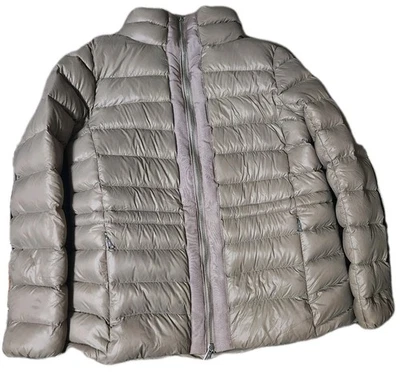 🔥 Chaqueta acolchada de plumón Polo Golf Ralph Lauren para mujer color beige tostado medio cremallera completa Foto 1 de 4