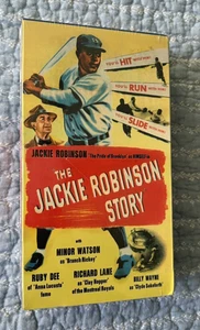 The Jackie Robinson Story VHS Video Tape BRAND NEW SEALED 1950 Movie - Picture 1 of 2