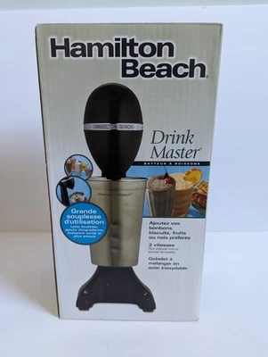 Cabezal inclinable Hamilton Beach Drink Master acero inoxidable 2 velocidades 729 Foto 1 de 4