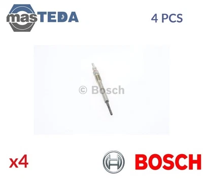 0 250 403 014 ENGINE GLOW PLUGS BOSCH 4PCS FOR CITROËN NEMO 1.3 HDI 75 1.3L - Image 1 of 4