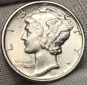 1945 P Merkur Silber Groschen versandkostenfrei - Auswahl Stempelglanz attraktiver Glanz! - M45p - Bild 1 von 4