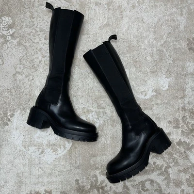 Botas altas de cuero Bottega Veneta - Talla 39 Foto 1 de 4