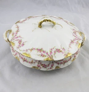 Theodore Haviland Limoges Varenne Schleiger 145 Covered Serving Bowl France - Picture 1 of 4