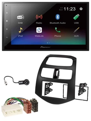 Pioneer USB Bluetooth DAB 2DIN MP3 Autoradio für Chevrolet Spark KLM 2012-2013 - Bild 1 von 4