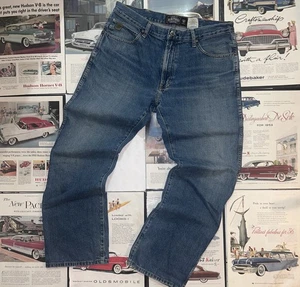 Ariat Jeans Herren 34x32 Blau Relaxed Bootcut Straight Freizeit Denim Western Hose - Bild 1 von 10