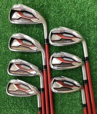 TaylorMade Aero Burner Iron Set 5-9,Pw,Sw 7pc Flex Regular TM7-415 Graphite - Image 1 of 4
