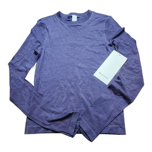 Camicia Lululemon Swiftly lana manica lunga top merino strato base donna XXS NUOVA - Foto 1 di 10