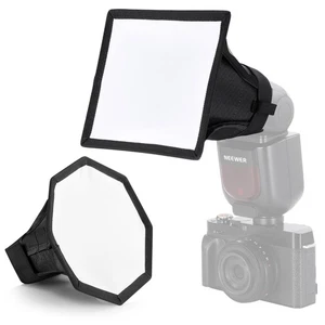 NEEWER NS5PD 2-Pack Flash Diffusers - Octagon/Rectangle for Godox - Picture 1 of 8