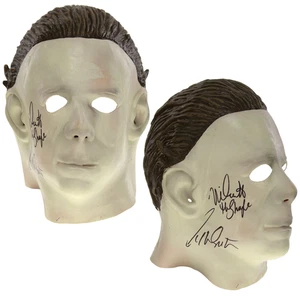 William Shatner / Nick Castle Dual Autographed Michael Myers Halloween Mask JSA - Picture 1 of 10